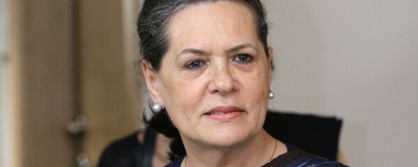 The Chairperson of the United Progressive Alliance and the leader of the Congress Parliamentary Party Sonia Gandhi The Chairperson of the United Progressive Alliance and the leader of the Congress Parliamentary Party Sonia Gandhi - Sputnik International