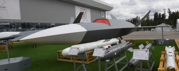 Grom drone at the ARMY-2020 expo outside Moscow. Grom drone at the ARMY-2020 expo outside Moscow. - Sputnik International