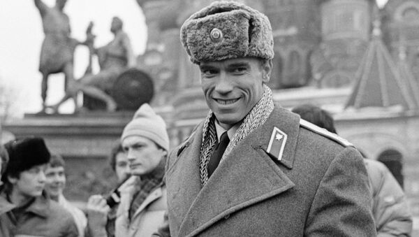 American actor and bodybuilder Arnold Schwarzenegger in Red Square, 31 January 1988 - Sputnik International