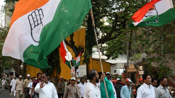 Indian National congress party rally - Sputnik International