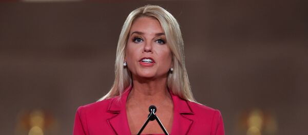 Former Florida AG of State Pam Bondi delivers a live address to the largely virtual 2020 Republican National Convention from the Mellon Auditorium in Washington, U.S., August 25, 2020. - Sputnik International