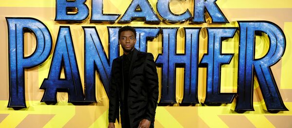 Actor Chadwick Boseman arrives at the premiere of the new Marvel superhero film 'Black Panther' in London, Britain February 8, 2018 - Sputnik International