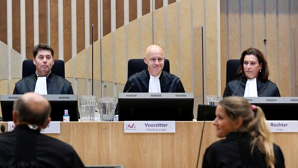 Judge Hendrik Steenhuis attends the trial of the Malaysia Airlines flight MH17 in the high-security courtroom of The Schiphol Judicial Complex in Badhoevedorp, Netherlands August 31, 2020. - Sputnik International