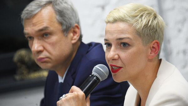 Belarusian opposition politician Maria Kolesnikova in Minsk  - Sputnik International