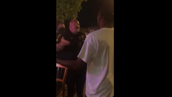 Columbia, SC: well-fed white cop ranting at length about the meaning of the word...  ...well, you can guess which one  29 August 2020 PM - Sputnik International