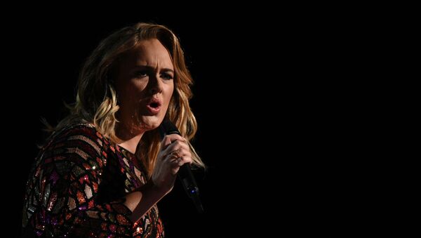 British singer Adele performs onstage during the 59th Annual Grammy music Awards on February 12, 2017, in Los Angeles, California - Sputnik International