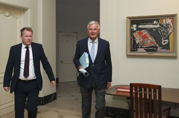 Boris Johnson Reportedly Poised to Inform Brussels ‘Legally Ambiguous’ Brexit Deal Needs Reworking Boris Johnson Reportedly Poised to Inform Brussels ‘Legally Ambiguous’ Brexit Deal Needs Reworking - Sputnik International