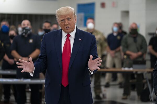 Trump Visits Kenosha to Rally for 'Law and Order' After Violent Protests Trump Visits Kenosha to Rally for 'Law and Order' After Violent Protests - Sputnik International