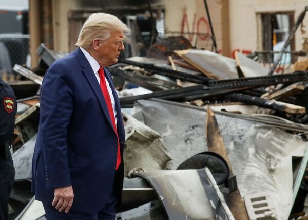 Trump Visits Kenosha to Rally for 'Law and Order' After Violent Protests Trump Visits Kenosha to Rally for 'Law and Order' After Violent Protests - Sputnik International