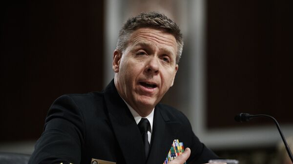 Navy Adm. Philip Davidson testifies during a Senate Armed Services Committee hearing on Capitol Hill in Washington, Tuesday, April 17, 2018. The committee is considering the nominations of Navy Adm. Davidson for reappointment to the grade of admiral and to be Commander of the United States Pacific Command. - Sputnik International