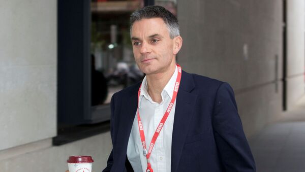 Tim Davie, now Director-General of the BBC, arrives at New Broadcasting House in London - Sputnik International