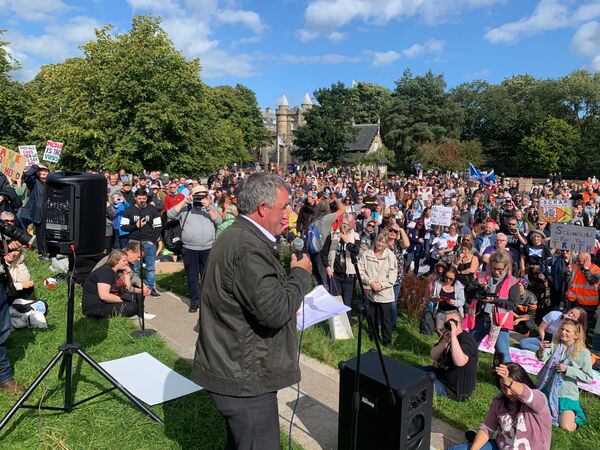 'Awful Lot of Fear-Mongering': Scotland Joins Anti-Lockdown Movement Sweeping Europe - Photos 'Awful Lot of Fear-Mongering': Scotland Joins Anti-Lockdown Movement Sweeping Europe - Photos - Sputnik International