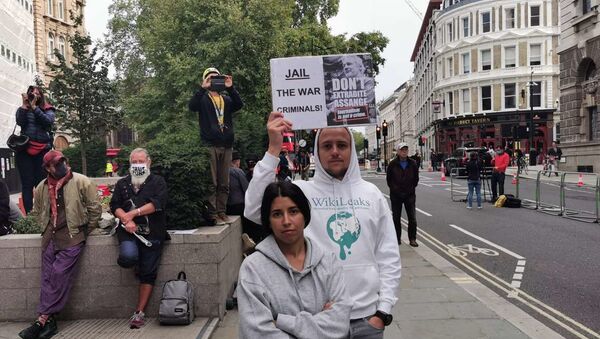 Assange Rally at Old Bailey in London, UK - Sputnik International