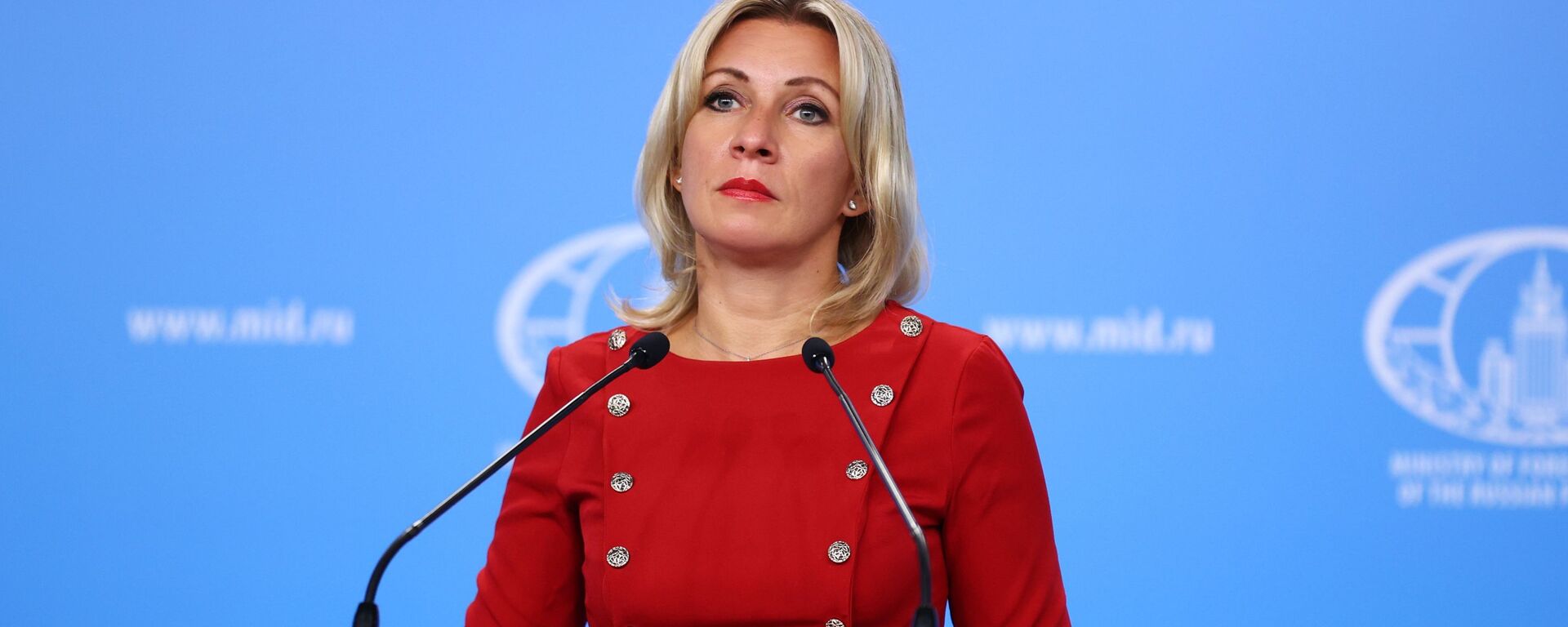 Russian Foreign Ministry spokeswoman Maria Zakharova during her briefing in Moscow - Sputnik International, 1920, 27.08.2022