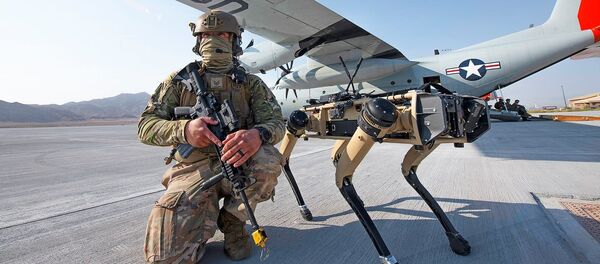 Air Force  Robot Dogs  - Sputnik International