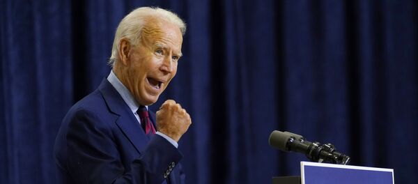 Democratic presidential candidate former Vice President Joe Biden speaks in Wilmington, Del., Friday Sept. 4, 2020 Democratic presidential candidate former Vice President Joe Biden speaks in Wilmington, Del., Friday Sept. 4, 2020 - Sputnik International