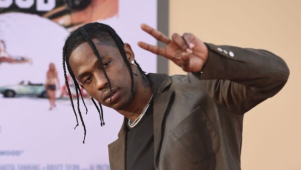 Travis Scott arrives at the Los Angeles premiere of Once Upon a Time in Hollywood at the TCL Chinese Theatre on July 22, 2019. - Sputnik International