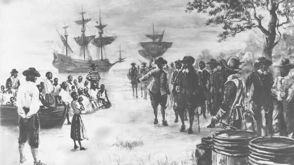 The first African slaves arrive in Virginia in 1619 - Sputnik International