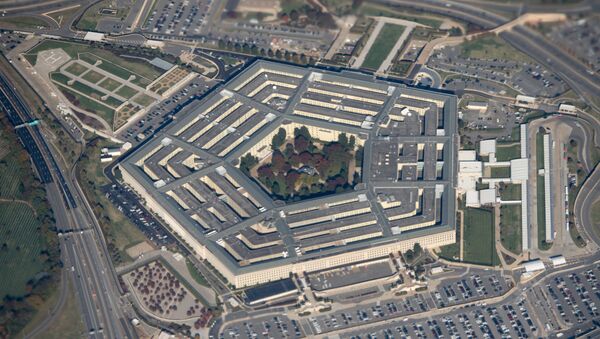 In this file photo taken on October 30, 2018 the Pentagon is seen from an airplane over Washington, DC. - Sputnik International