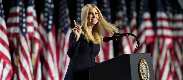 Ivanka Trump speaks from the South Lawn of the White House on the fourth day of the Republican National Convention, Thursday, Aug. 27, 2020, in Washington Ivanka Trump speaks from the South Lawn of the White House on the fourth day of the Republican National Convention, Thursday, Aug. 27, 2020, in Washington - Sputnik International