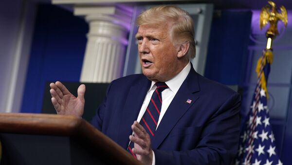 President Donald Trump speaks during a news conference in the James Brady Press Briefing Room at the White House, Friday, Sept. 4, 2020, in Washington - Sputnik International