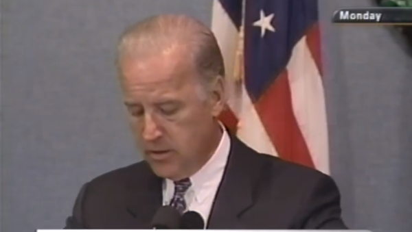 Joe Biden gives a speech in Washington, DC, 10 September 2001. - Sputnik International