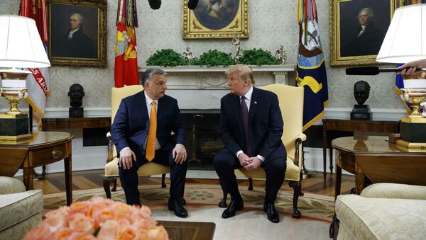 President Donald Trump meets with Hungarian Prime Minister Viktor Orbán in the Oval Office of the White House, Monday, May 13, 2019, in Washington - Sputnik International