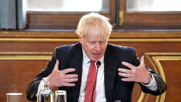 Britain's Prime Minister Boris Johnson speaks during a Cabinet meeting of senior government ministers at the Foreign and Commonwealth Office (FCO) in London, Britain, September 1, 2020 - Sputnik International