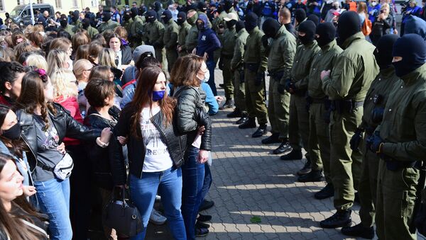 Women’s March in Minsk - Sputnik International