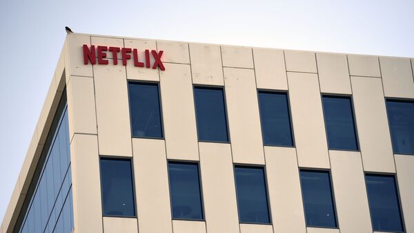 Netflix headquarters in the Hollywood section of Los Angeles is pictured, Monday, May 4, 2020 - Sputnik International