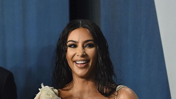 Kim Kardashian arrives at the Vanity Fair Oscar Party on Sunday, Feb. 9, 2020, in Beverly Hills, Calif - Sputnik International