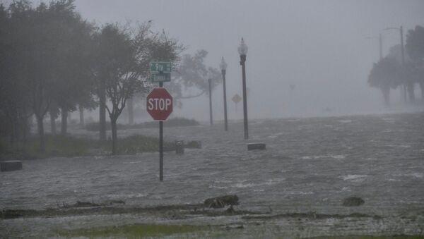 Flooding due to Hurricane Sally is seen in Pensacola, Florida, U.S. September 16, 2020. - Sputnik International