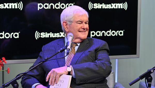 Former Speaker of the United States House of Representatives Newt Gingrich visits SiriusXM's The Catholic Channel at SiriusXM Studios on October 22, 2019 in New York City.  - Sputnik International