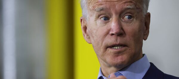 Democratic U.S. presidential nominee and former Vice President Joe Biden speaks to union carpenters and reporters during a campaign event at the Jerry Alander Carpenter Training Center in Hermantown, a suburb of Duluth, Minnesota, U.S., September 18, 2020. Democratic U.S. presidential nominee and former Vice President Joe Biden speaks to union carpenters and reporters during a campaign event at the Jerry Alander Carpenter Training Center in Hermantown, a suburb of Duluth, Minnesota, U.S., September 18, 2020. - Sputnik International