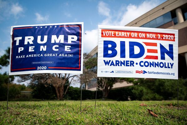 Sparks to Fly as Trump, Biden Ditch Handshakes and Masks for First Showdown Sparks to Fly as Trump, Biden Ditch Handshakes and Masks for First Showdown - Sputnik International