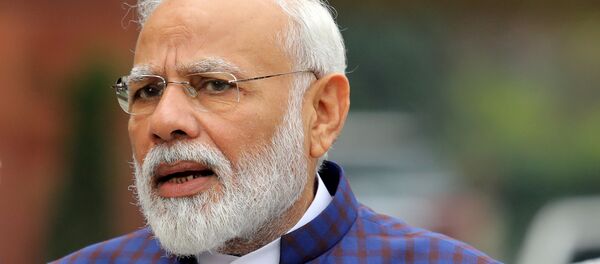 FILE PHOTO: FILE PHOTO: Indian Prime Minister Narendra Modi speaks to the media in New Delhi, India, 18 November 2019. FILE PHOTO: FILE PHOTO: Indian Prime Minister Narendra Modi speaks to the media in New Delhi, India, 18 November 2019. - Sputnik International