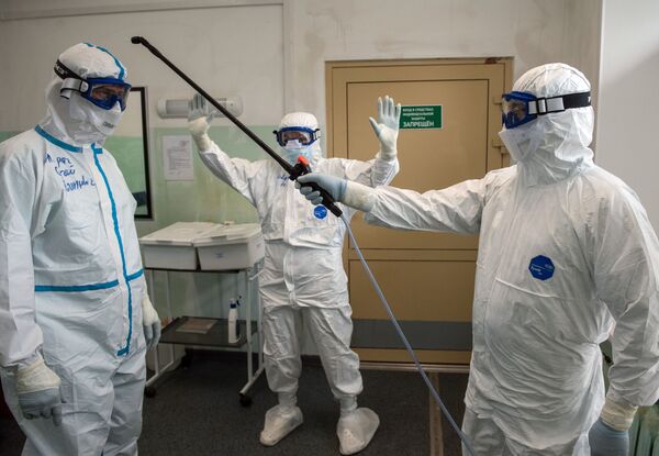 Russia's UN Mission Opens Exhibition Showing Efforts of Russian Medics, Volunteers During Pandemic Russia's UN Mission Opens Exhibition Showing Efforts of Russian Medics, Volunteers During Pandemic - Sputnik International