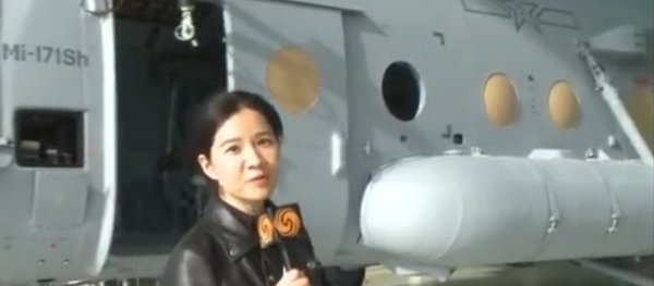 An Mi-171Sh painted in Chinese People's Liberation Army Aviation livery at the Ulan-Ude Aviation Plant in Russia - Sputnik International