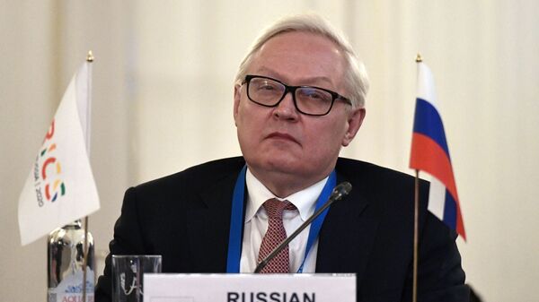 Russia's Deputy Foreign Minister, Sherpa in BRICS, Sergey Ryabkov, at the 1st meeting of Sherpas/Sous-Sherpas of the BRICS countries in St. Petersburg. - Sputnik International
