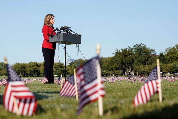 ‘They Deserved Better’: DC National Mall Covered in US Flags in Memory of COVID-19 Deaths - Photos ‘They Deserved Better’: DC National Mall Covered in US Flags in Memory of COVID-19 Deaths - Photos - Sputnik International