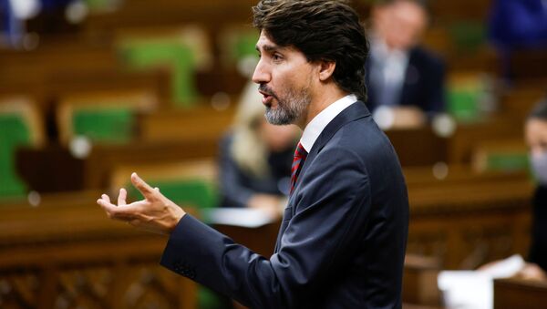 Canada's Prime Minister Justin Trudeau speaks during Question Period in the House of Commons on Parliament Hill in Ottawa, Ontario, Canada September 24, 2020.  - Sputnik International