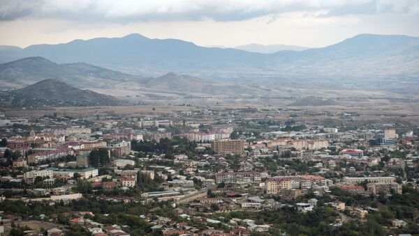 The town of Stepanakert in the self-proclaimed Nagorno-Karabakh Republic. - Sputnik International