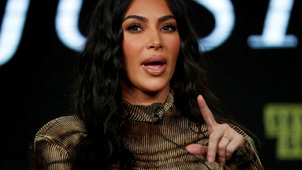 Television personality Kim Kardashian attends a panel for the documentary Kim Kardashian West: The Justice Project during the Winter TCA (Television Critics Association) Press Tour in Pasadena, California, U.S., January 18, 2020.  - Sputnik International