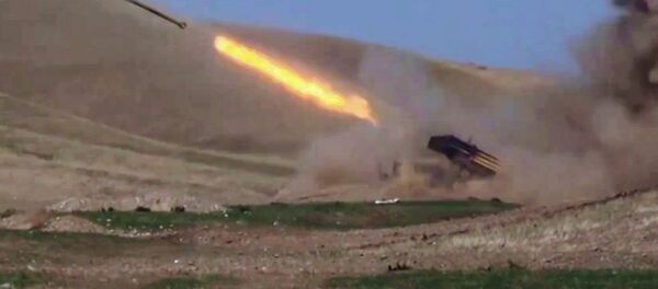 The Armed Forces of Azerbaijan are fighting in Nagorno-Karabakh - Sputnik International