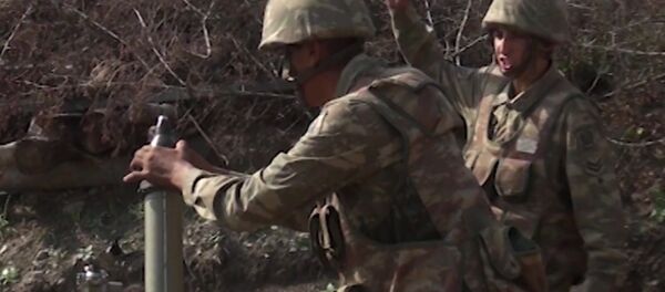 The Armed Forces of Azerbaijan are fighting in Nagorno-Karabakh - Sputnik International