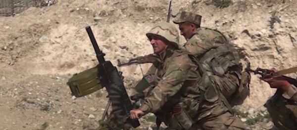 The Armed Forces of Azerbaijan are fighting in Nagorno-Karabakh - Sputnik International