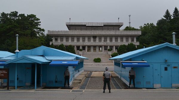  Korean Demilitarized Zone (DMZ) from the South Korean side - Sputnik International