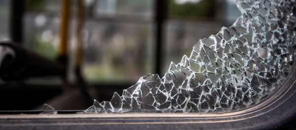 A bus's shattered window is pictured after recent shelling, in Khodzhavend (Martuni), in the self-proclaimed Republic of Nagorno-Karabakh. On 27 September, clashes erupted between Armenian and Azeri forces along the line of contact in the disputed region of Nagorno-Karabakh. A bus's shattered window is pictured after recent shelling, in Khodzhavend (Martuni), in the self-proclaimed Republic of Nagorno-Karabakh. On 27 September, clashes erupted between Armenian and Azeri forces along the line of contact in the disputed region of Nagorno-Karabakh. - Sputnik International