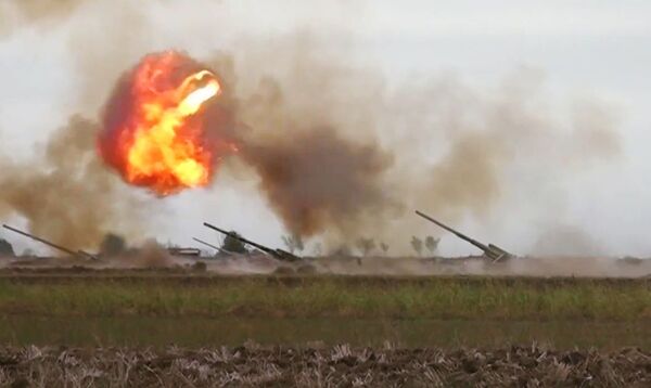 Azerbaijan's President Says Will Agree to Ceasefire If Armenia Vows to Withdraw Troops From Karabakh - Sputnik International