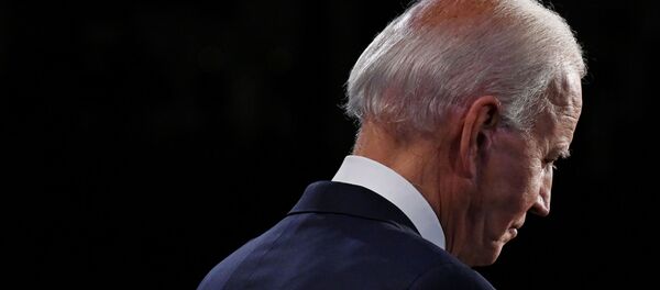 Democratic presidential nominee Joe Biden listens as he participates in the first 2020 presidential campaign debate with U.S. President Donald Trump held on the campus of the Cleveland Clinic at Case Western Reserve University in Cleveland, Ohio, U.S., September 29, 2020. Democratic presidential nominee Joe Biden listens as he participates in the first 2020 presidential campaign debate with U.S. President Donald Trump held on the campus of the Cleveland Clinic at Case Western Reserve University in Cleveland, Ohio, U.S., September 29, 2020. - Sputnik International